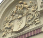 Wappen der Familie von Heynitz am Wüstenhainer Herrenhaus
