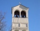 Glockengiebel der Wüstenhainer Kirche